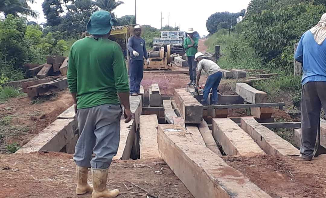 Prefeito André Maia quer sua equipe intensificando melhorias de ramais e reconstrução das pontes