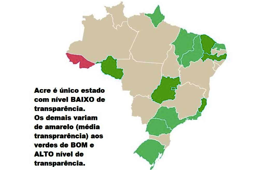 Acre é o menos transparente em informações da Covid-19