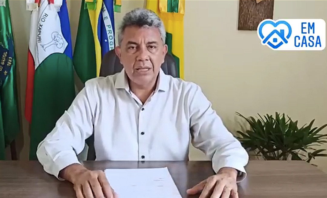 Sobe para cinco o número de casos confirmados de coronavírus em Xapuri, informa prefeito