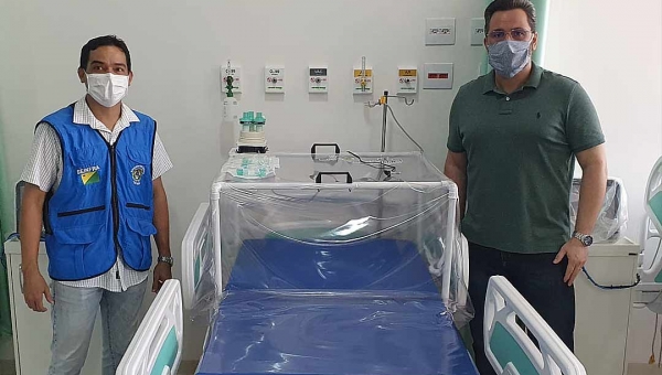 Alan Rick visita Into-Acre e conhece nova estrutura de atendimento a pacientes contaminados pelo Coronavírus