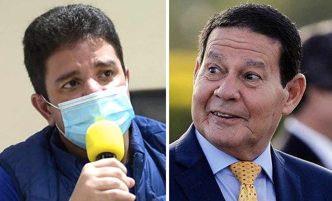 Gladson solicita a Mourão apoio no combate a desmatamentos e queimadas no Acre