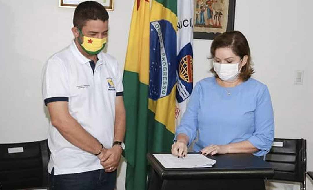 Gladson e Socorro assinam decreto que estabelece rodízio de veículos em Rio Branco; medida começa a valer na segunda