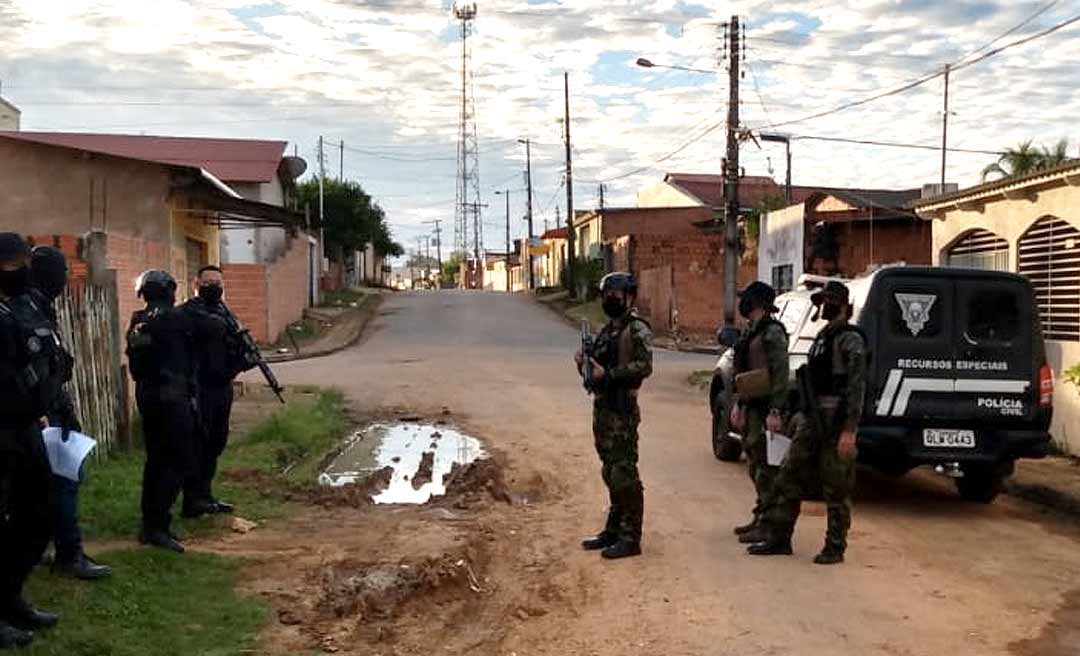 Polícia Civil prende 12 acusados de envolvimento com organização criminosa no Acre