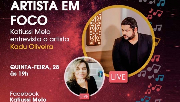 Bate-papo 'live artista em foco' repercute no meio cultural e define próxima atração