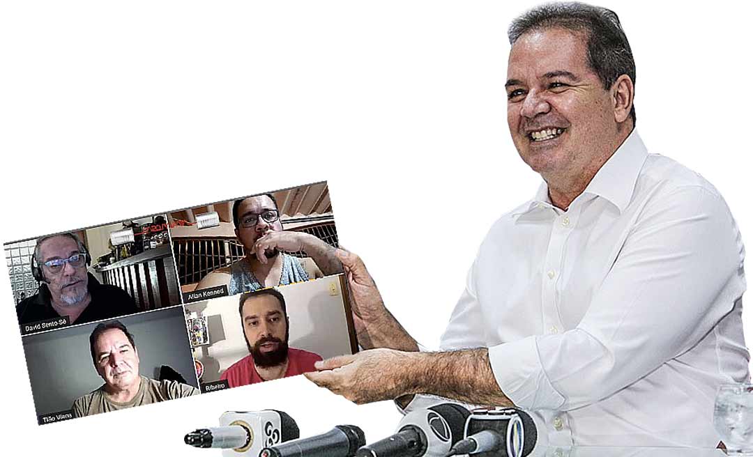 Em live, Tião Viana diz que não tem intenção de voltar à atividade política e detona Bolsonaro