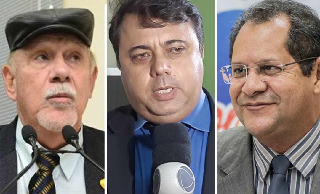 Três vereadores de Rio Branco contraíram Covid-19: N. Lima, Clésio e E. Farias