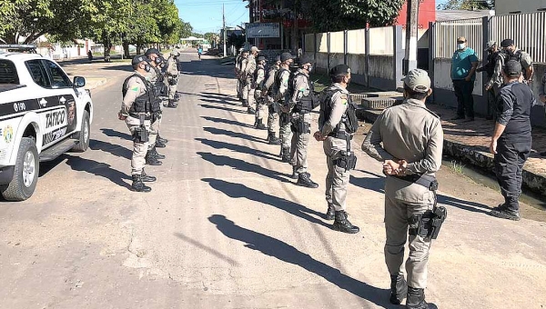 Polícia Militar cria grupo tático para combater criminalidade em Tarauacá