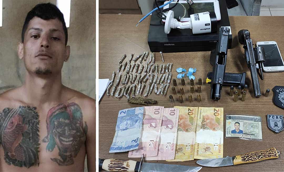 Líder de facção foragido do presídio de Rio Branco é recapturado pela Polícia Civil