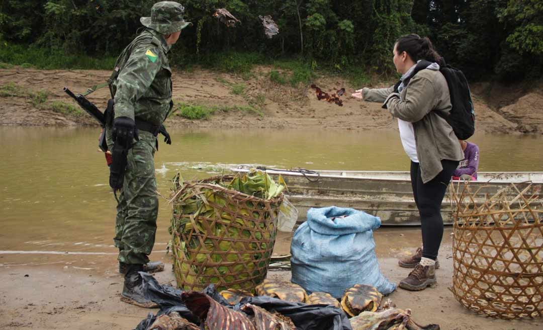 Operação é realizada no Chandless para combater crimes ambientais