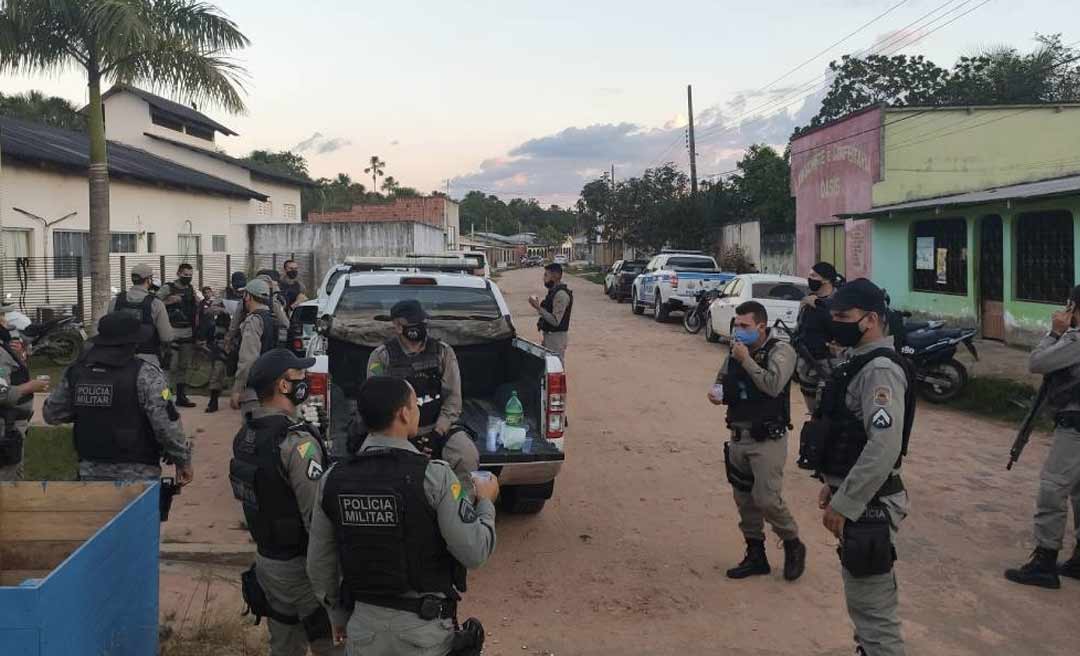 Em Feijó, oito são presos acusados de participação em facção e por tramarem atentados contra agentes da segurança 