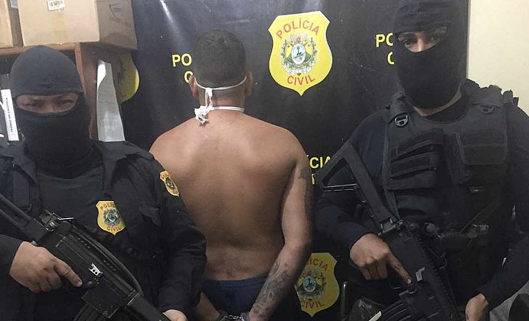 Traficante líder de facção acusado de executar a tiros garota grávida de 14 anos é preso pela Polícia Civil