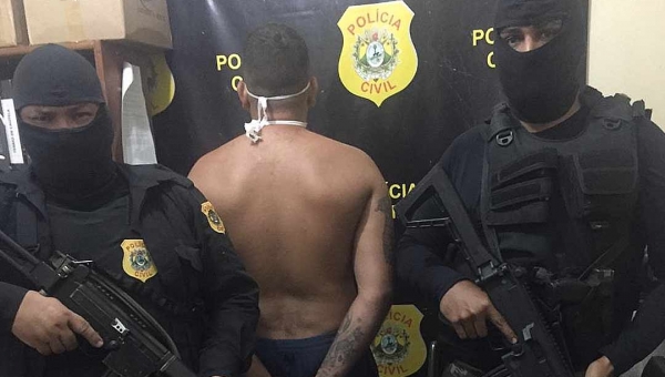 Traficante líder de facção acusado de executar a tiros garota grávida de 14 anos é preso pela Polícia Civil