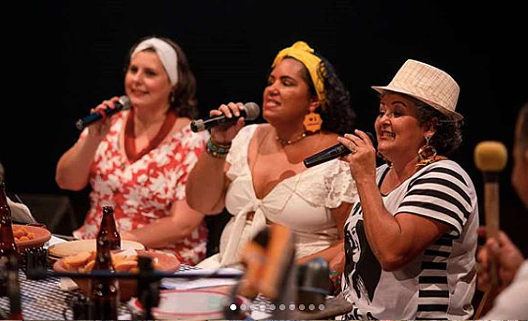 “Feminina Voz do Samba ao vivo” é o título do primeiro EP do grupo Moças do Samba