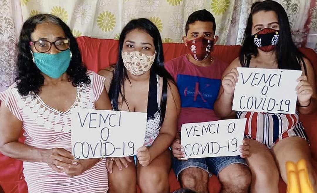 Sem precisar de internação, família vence o coronavírus em Cruzeiro do Sul