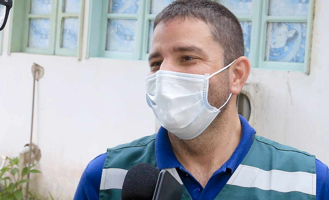 Gladson Cameli faz visita técnica ao hospital de campanha de Cruzeiro do Sul neste domingo