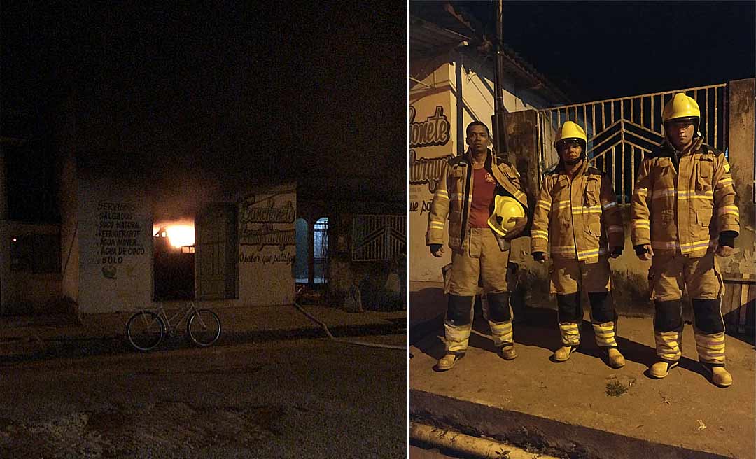 Lanchonete tem princípio de incêndio no centro de Feijó