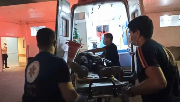 Ciclista se envolve em acidente com motociclista no Boa União e fratura a costela