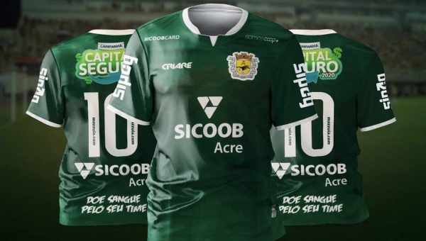 Sicoob Acre vende camisa oficial do Galvez Esporte Clube