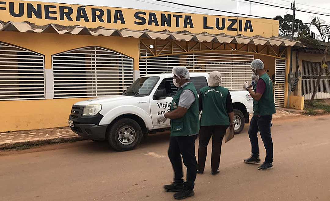 Em plena pandemia: Ação conjunta da vigilância sanitária tenta fechar única funerária de Senador Guiomard