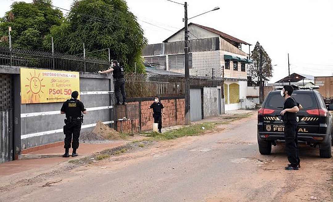 PF cumpre 17 mandados judiciais em Rio Branco  e Rodrigues Alves em operação que investiga candidaturas laranjas