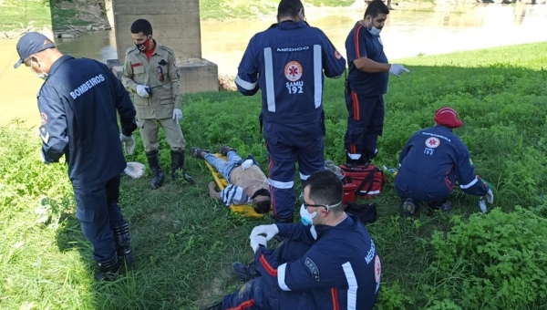 Idoso morre após pular da ponte Coronel Sebastião Dantas em Rio Branco