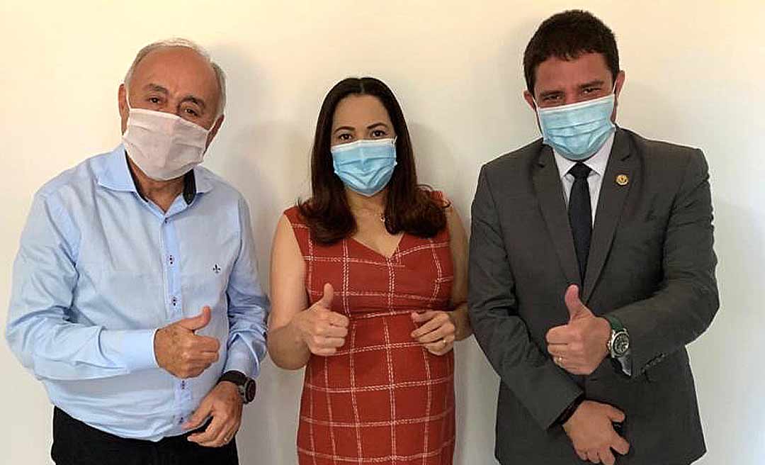 Mailza e Bocalom falam por Gladson, que ainda não deu declaração de apoio à candidatura progressista