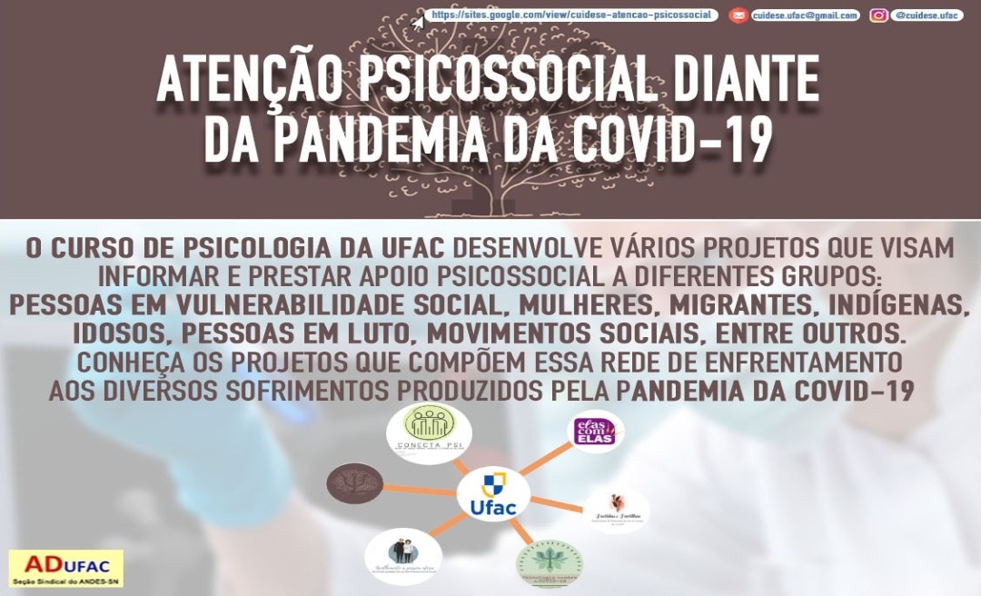 Psicologia da Ufac ajuda a reduzir danos da pandemia