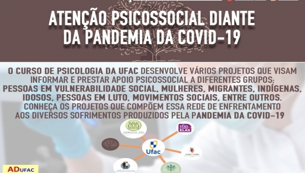 Psicologia da Ufac ajuda a reduzir danos da pandemia