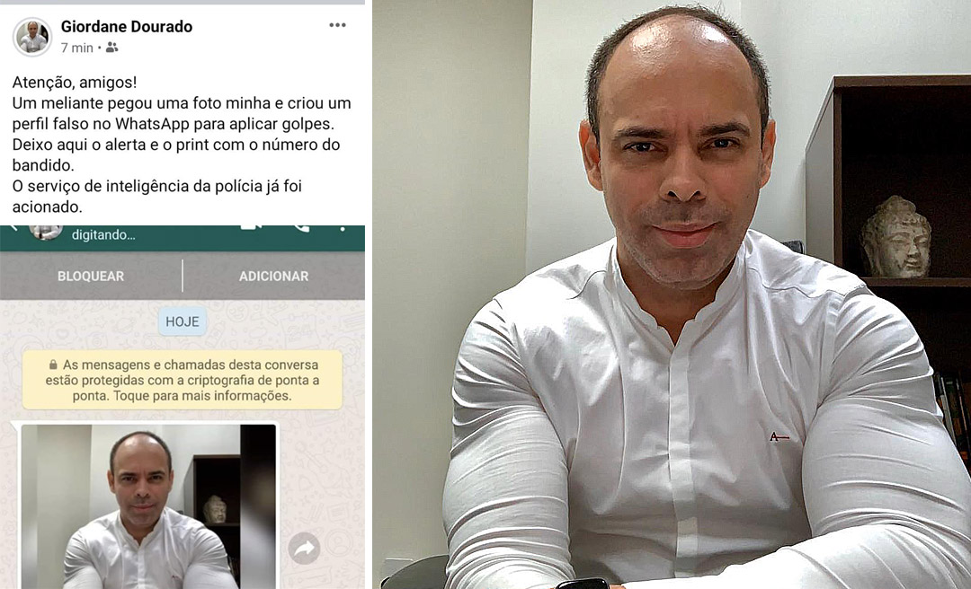 Estelionatário cria perfil no WhatsApp com foto de juiz no Acre e tenta aplicar golpes