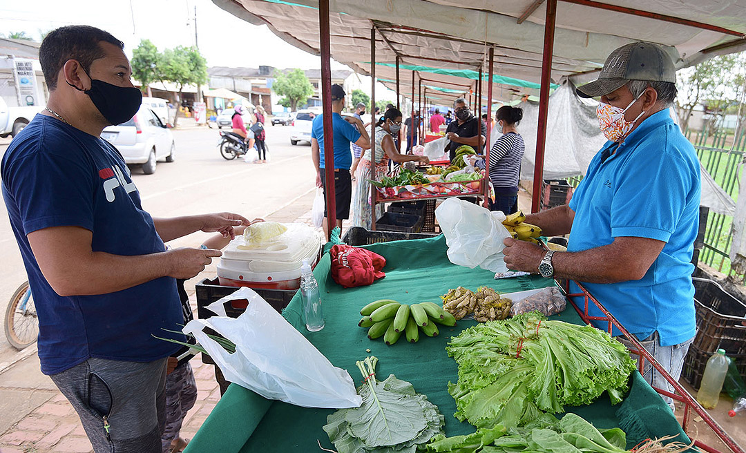 Com Rio Branco na faixa laranja, Feiras de Bairros retornam de forma gradual