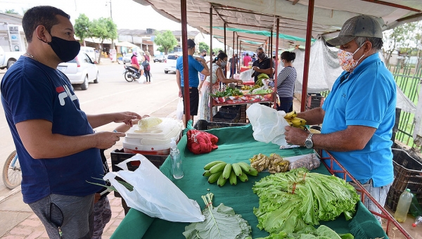 Com Rio Branco na faixa laranja, Feiras de Bairros retornam de forma gradual