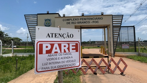 Iapen prorroga suspensão de visitas aos presídios do Acre por mais 15 dias