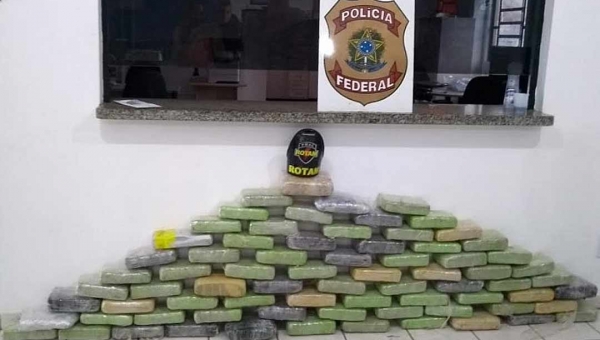 Operação conjunta apreende 117 quilos de maconha,15 quilos de cocaína e duas armas de fogo no Juruá