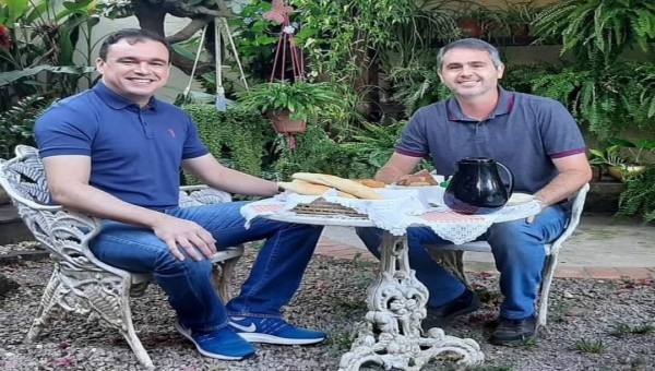 Em pré-campanha, Daniel Zen visita Marcus Alexandre, um de seus principais cabos eleitorais 