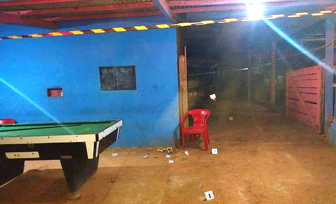 Criminosos matam um e ferem dois em bar localizado no Ramal da Limeira, no Quinari