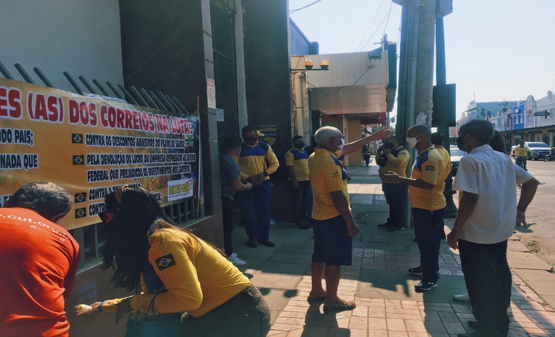 Trabalhadores dos Correios organizam protestos e mobilização virtual buscando apoio da população