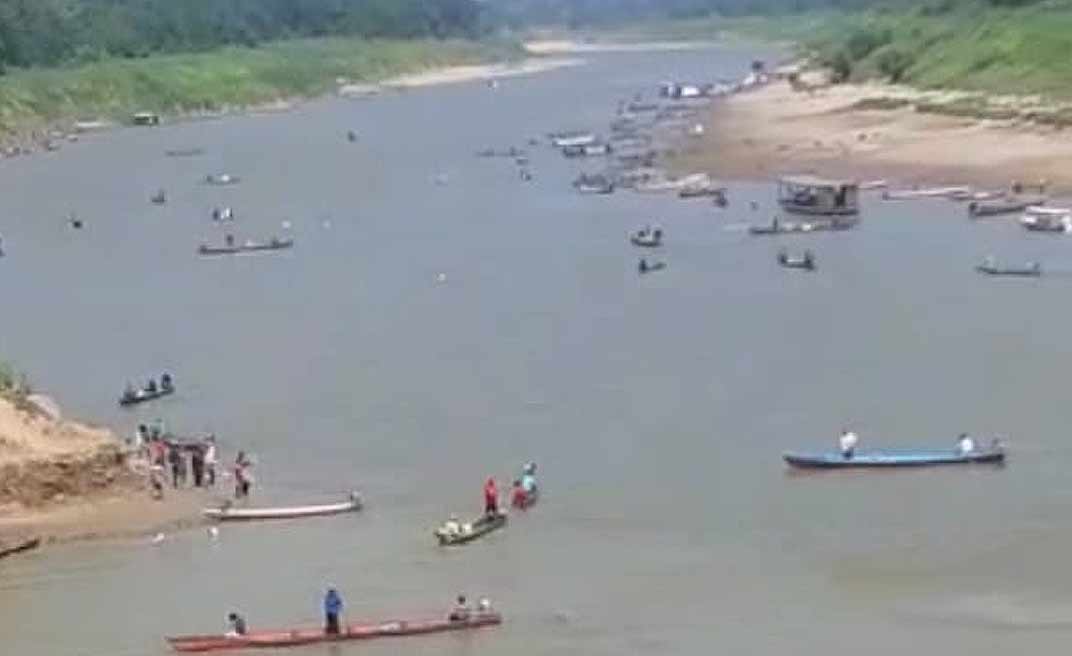 Piracema de mandim atrai dezenas de pescadores aos rios Acre e Purus, em Boca do Acre