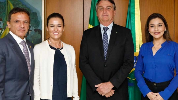 Bolsonaro se reúne com Bittar, Jéssica e ministros da Economia, Casa Civil e Secretaria de Governo