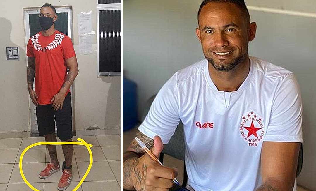 Goleiro Bruno alega que tornozeleira está causando lesão corporal e registra boletim