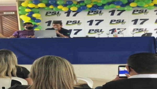 Convenção do PSL é marcada com ‘brigas’ e não aceitação de Celestino Bento como vice de Minoru