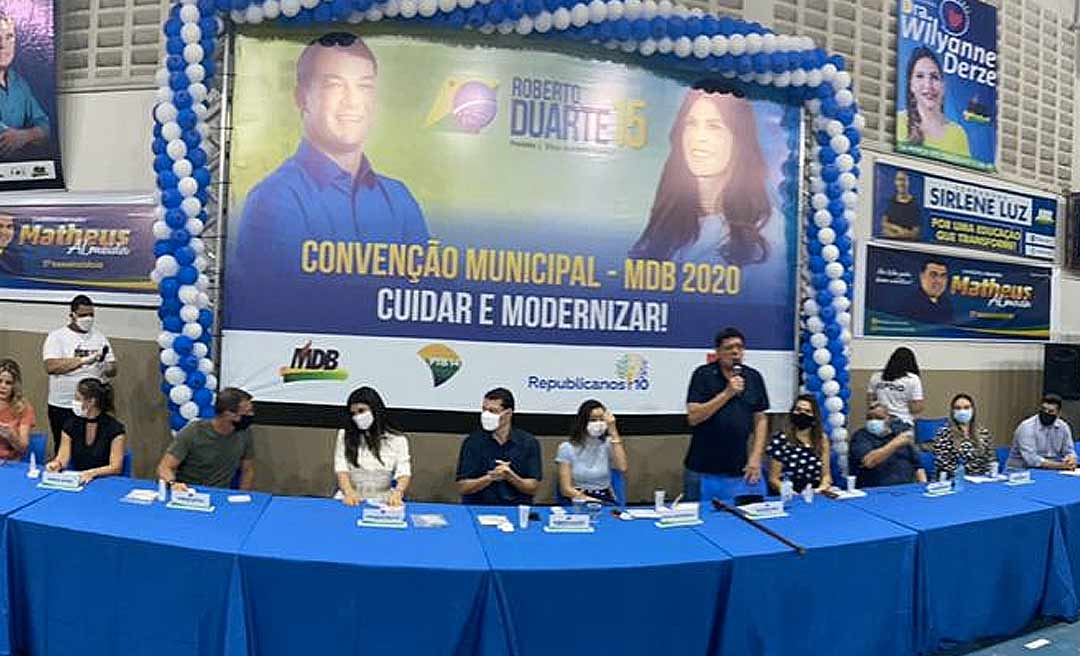 MDB confirma Roberto Duarte como candidato a prefeito de Rio Branco