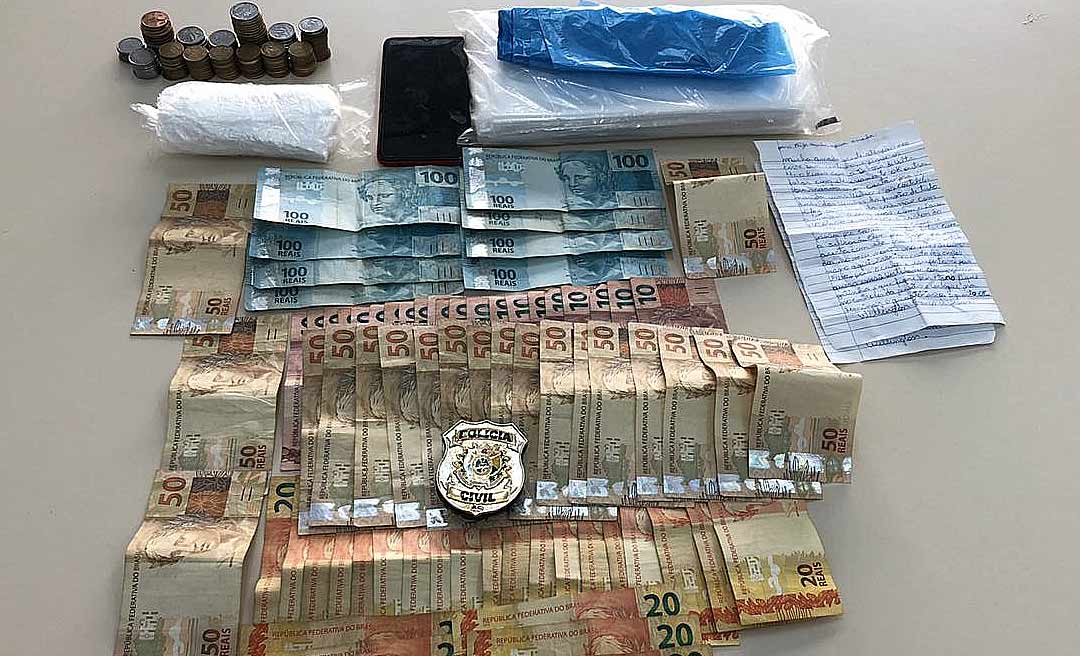 Polícia Civil cumpre mandado e apreende mais de R$ 4 mil em casa no ramal do Canil