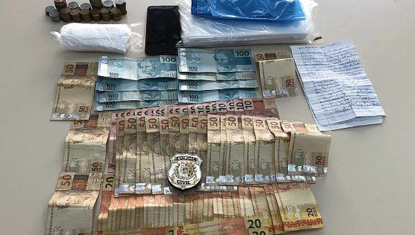 Polícia Civil cumpre mandado e apreende mais de R$ 4 mil em casa no ramal do Canil