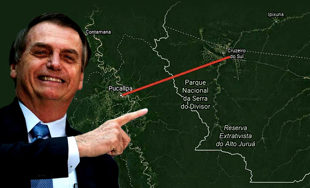 Bolsonaro dá sinal verde para construção da rodovia Cruzeiro-Pucallpa