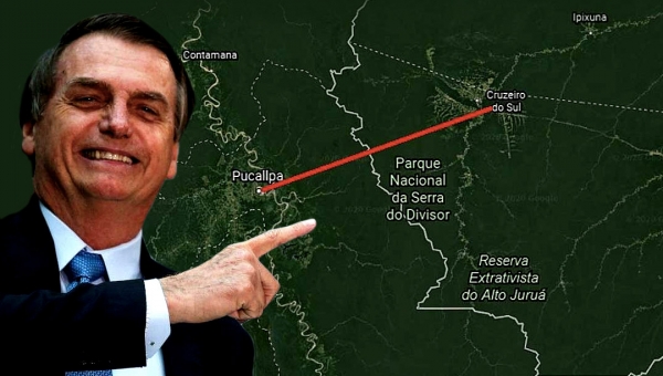 Bolsonaro dá sinal verde para construção da rodovia Cruzeiro-Pucallpa