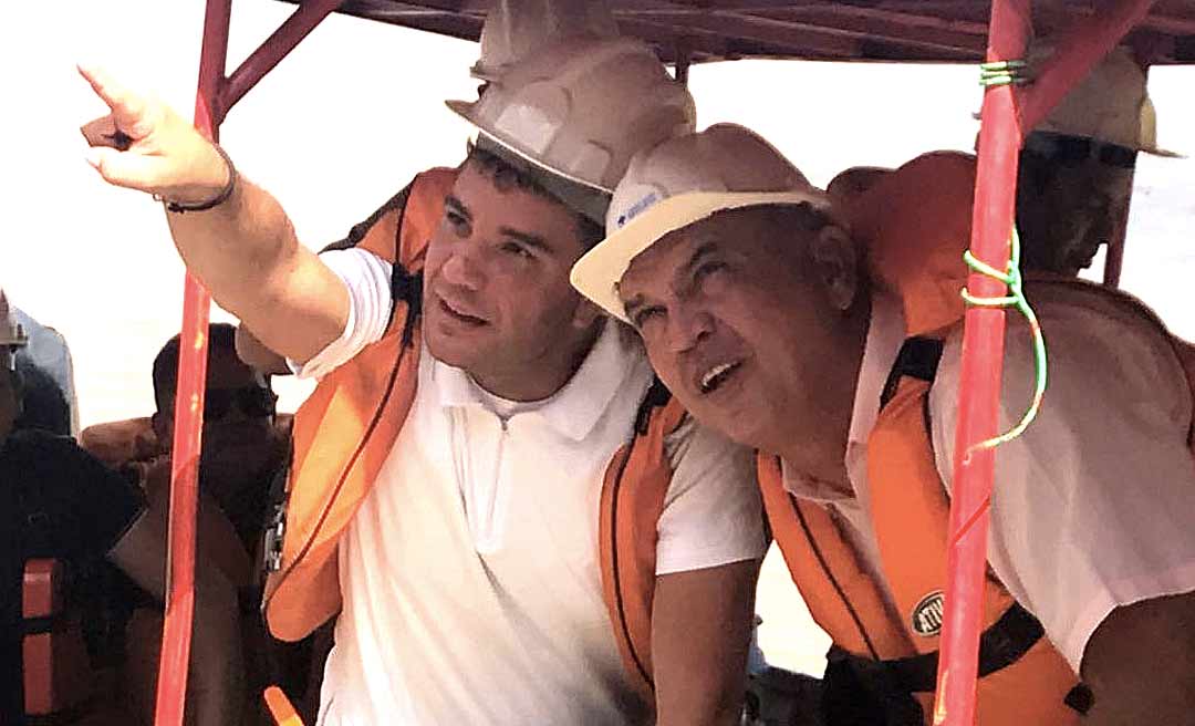 A convite de ministro da infraestrutura, Gladson visita obras da ponte do Madeira na sexta