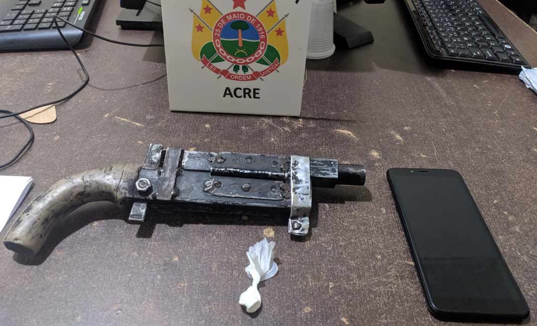 Homem é preso pela PM com arma artesanal no conjunto habitacional Cidade do Povo