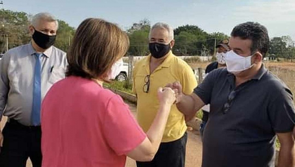 Com Antônio Morais, Socorro Neri cumpre agenda no loteamento Raimundo Maia