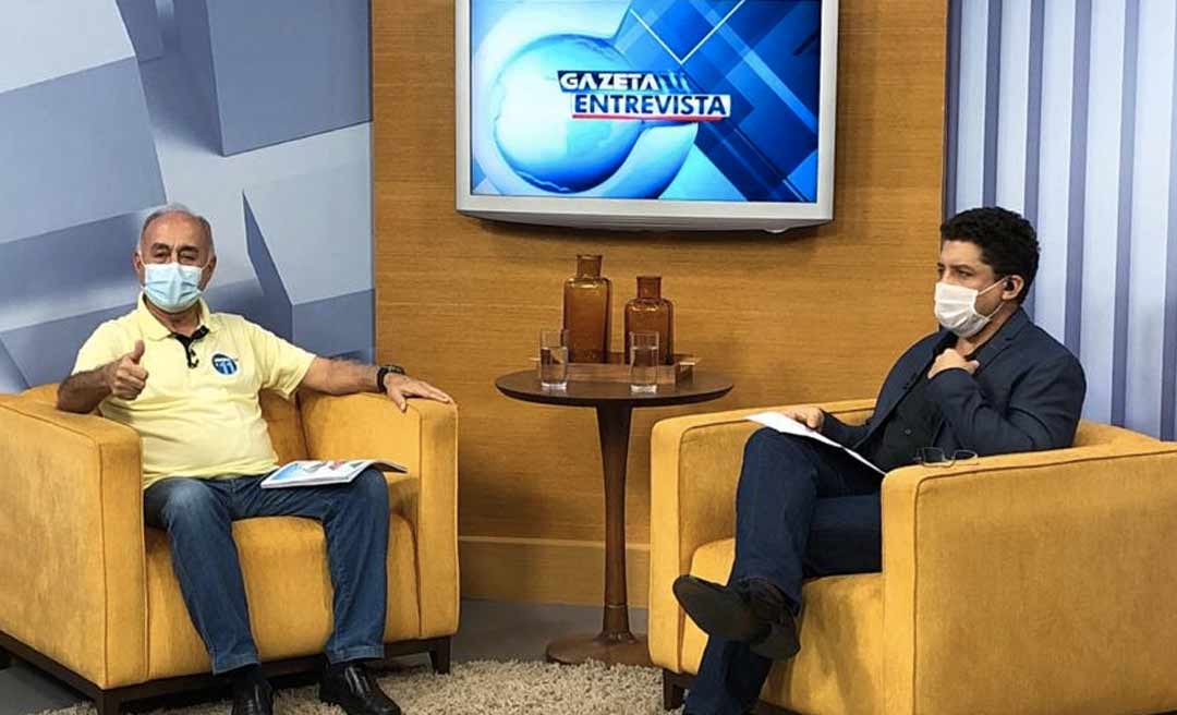 Bocalom expõe gargalos da gestão municipal e apresenta soluções em entrevista à TV Gazeta