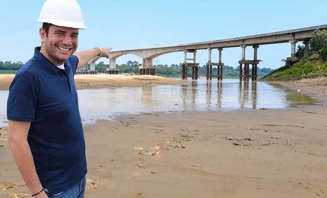 Após visita à ponte do Madeira com ministro, Gladson garante que obra será inaugurada na segunda quinzena de dezembro